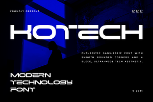 Kotech - Modern Tech Font