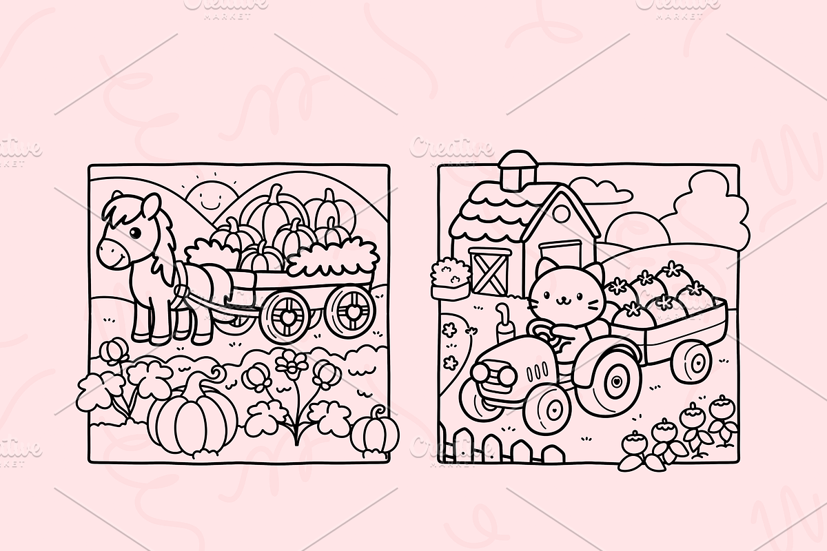 Bold & Easy Coloring Book Bundle, an Empty State Illustration by Neon Studio (Photo 6 of 32)