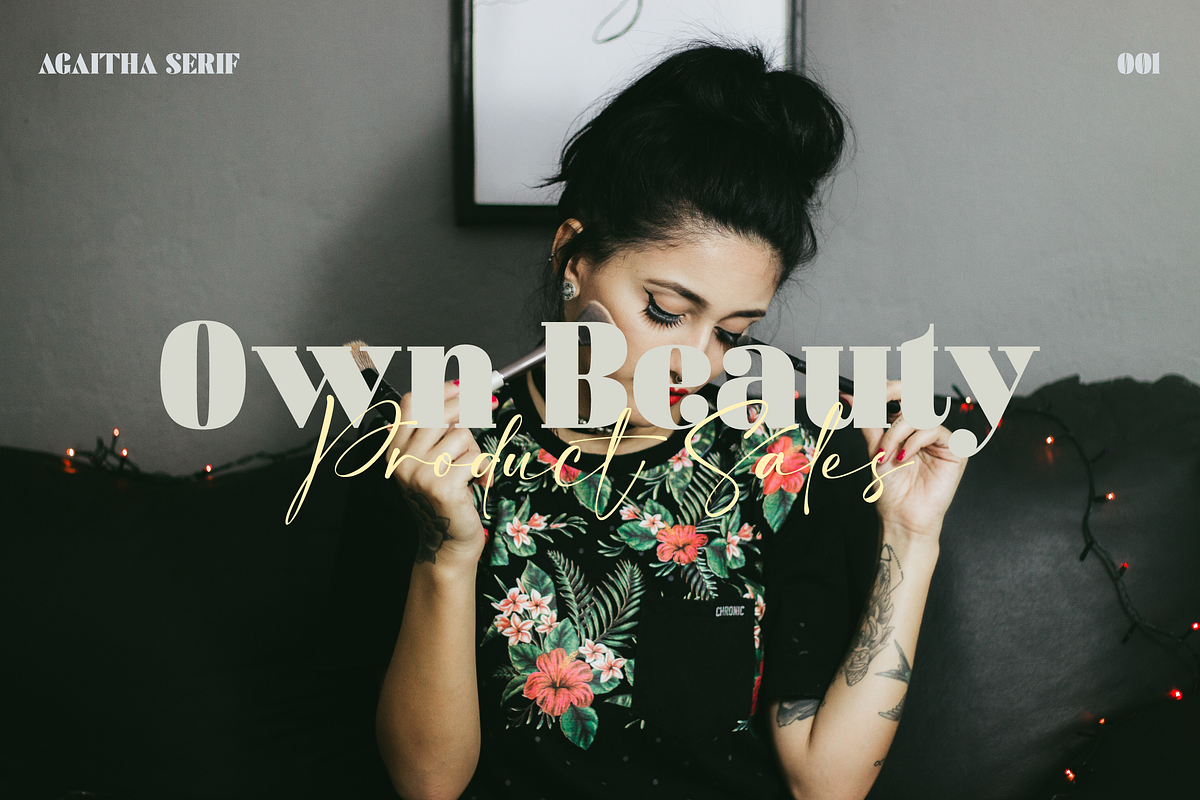 Agaitha | Modern and Elegant Serif, a Serif Font by Graphue (Photo 5 of 9)