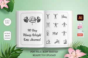 90 Day Fitness Weight Loss Journal