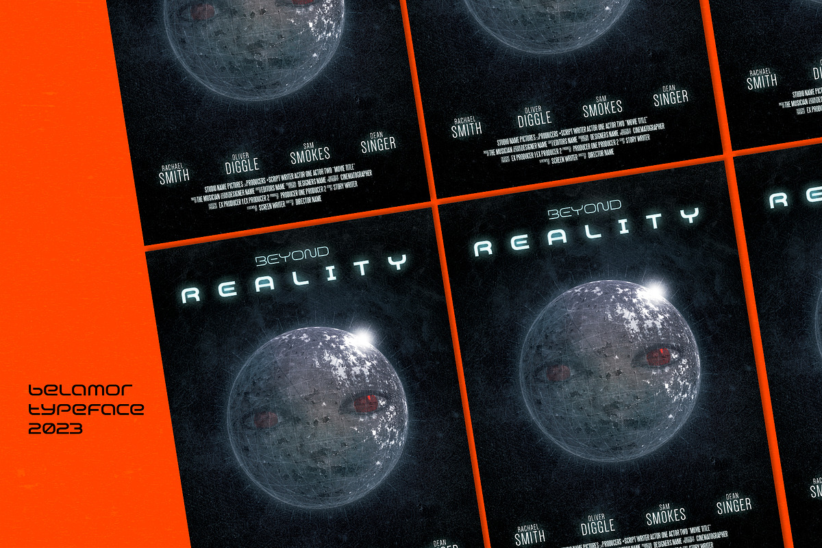 Belamor - Futuristic Variable Font, a Sans Serif Font by Drizy (Photo 9 of 10)