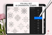 Procreate - Ornament Tattoo Stamps, a Brush Add-On by DiBrush Studio (Thumbnail 4 of 8)