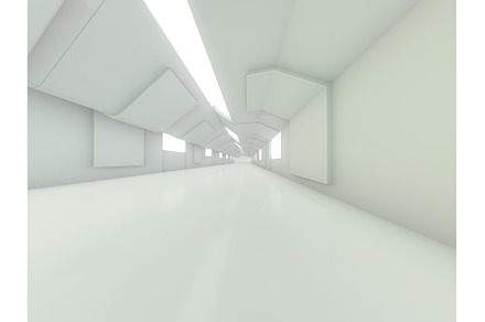 Abstract modern empty architecture, an Architecture Photo by 3D Graphics Shop