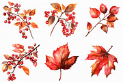 Watercolor Fall Clipart, an Illustration by Libby Wishes (Thumbnail 6 of 6)