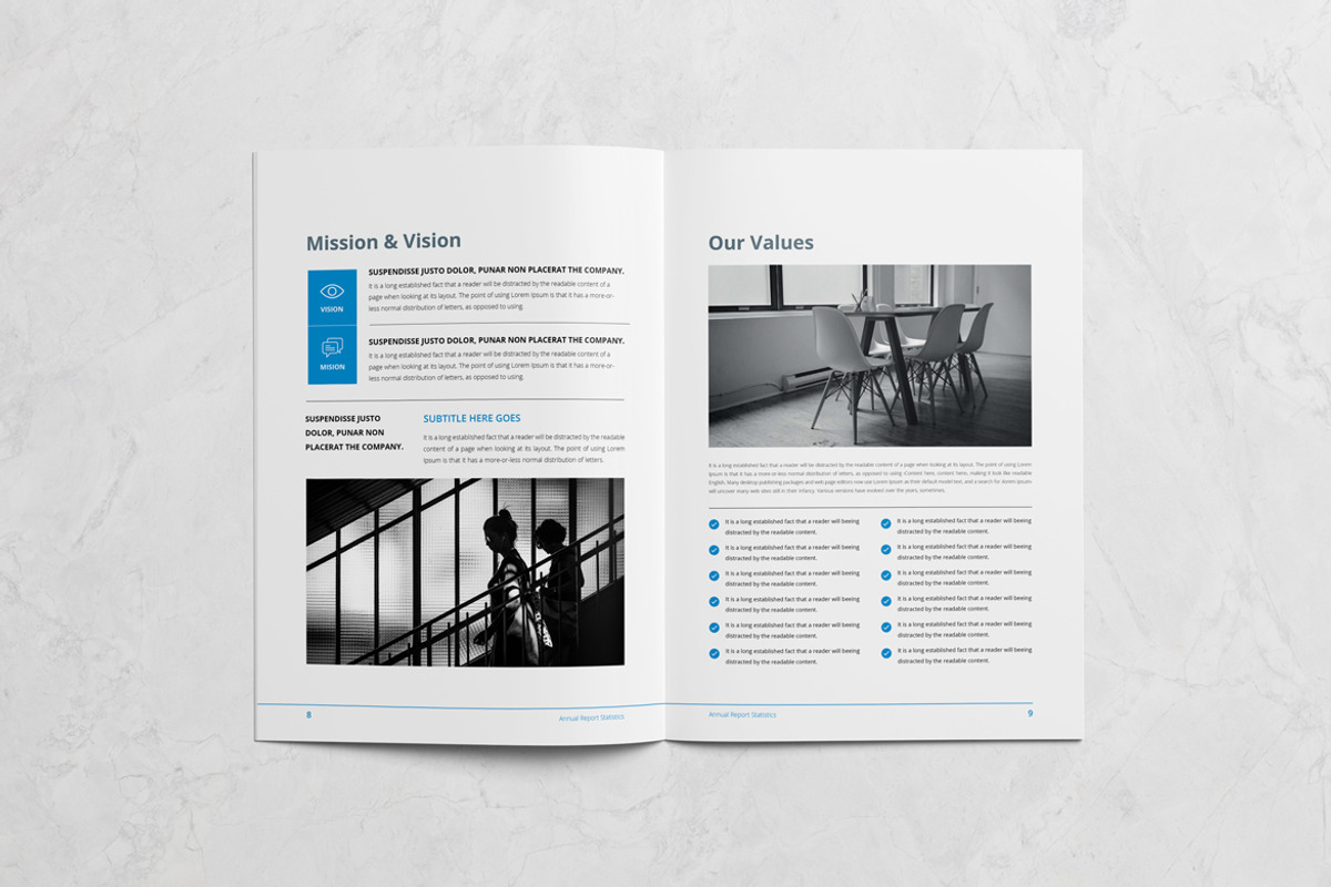 Annual Report 24 Pages, a Brochure Template by Pro-Gh (Photo 6 of 11)