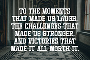 Vintage Varsity - Condensed Slab, a Slab Serif Font by Pian45 Studio (Thumbnail 2 of 10)