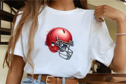 Football Helmet Clipart Bundle, an Illustration by CrexoraLab (Thumbnail 5 of 5)