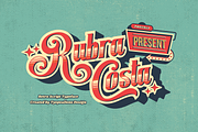 Rubra Costa, a Script Font by ilhamtaro (Thumbnail 1 of 12)