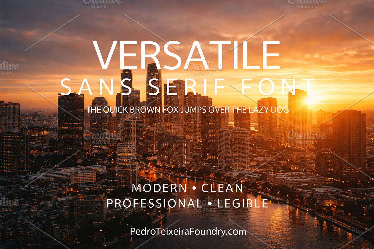 001 SANS SERIF PedroTeixeiraFoundry, a Sans Serif Font by vectalex (Photo 3 of 5)