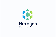 Hexagon logo, a Branding & Logo Template by Vitalliy (Thumbnail 1 of 2)