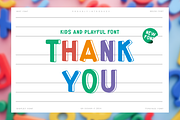 School Holidaye - Playful Font, a Sans Serif Font by QR Design Studio (Thumbnail 6 of 6)