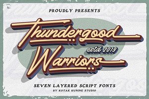 Thundergood Warriors Layered Script