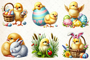 Baby Chick Easter Day Sublimation, a Seasonal Illustration by Rose Art (Thumbnail 2 of 4)