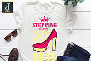 Stepping into my 50th birthday svg, a Graphic by Designmountain (Thumbnail 2 of 4)