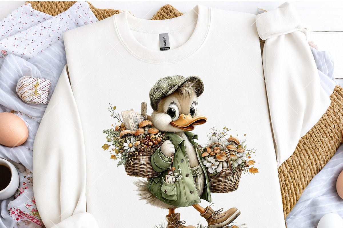 Whimsical Duck Clipart Bundle, a Seasonal Illustration by OK Design (Photo 5 of 6)