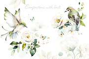 White Roses Wedding watercolor, a Decorative Illustration by Lisima (Thumbnail 6 of 12)