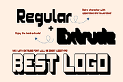 Fulava - Retro Bold Extrude Font, a Sans Serif Font by Illushvara Design (Thumbnail 8 of 12)