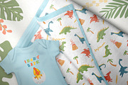 Cute Dinosaurs clipart bundle, an Illustration by ann_etc (Thumbnail 7 of 9)