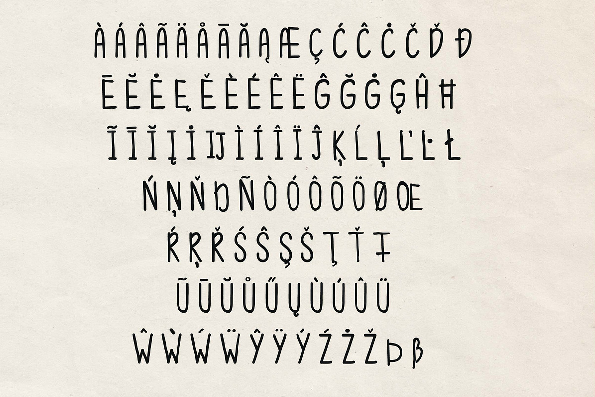 Simplicity Typeface preview 7