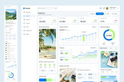 Social Media Analytics Dashboard, an UI Kit Template by peterdraw (Thumbnail 5 of 7)