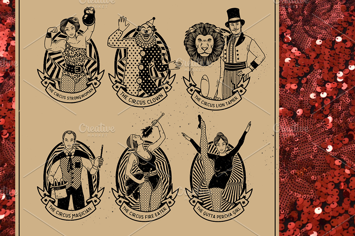 Circus Collection, an Illustration by Moloko88 (Photo 6 of 6)