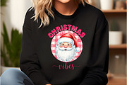 Christmas Vibes Red Santa PNG, an Illustration by DreamCafeArt (Thumbnail 2 of 6)
