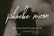 Phoebe Moon Font | Fresh Organic, a Script Font by Feather & Sage Design (Thumbnail 1 of 24)