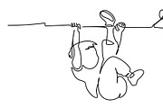 Little children boys girl playing, a Person Illustration by Valenty (Thumbnail 2 of 4)