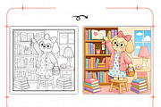 Cozy Careers Cute & Comfy Coloring, an Animal Illustration by Design Station (Thumbnail 4 of 8)