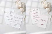 Invitation & RSVP Card Set Mockup, an Advertising Mockup by Serenefeeling (Thumbnail 2 of 7)