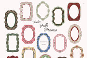 Winter FOLK Frames & Backgrounds, a Decorative Illustration by SunnyAfternoons (Thumbnail 9 of 15)