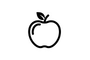 Apple Fruit Vector Icon Bundle, an Illustration by musafir_fashion (Thumbnail 7 of 49)