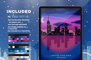 CITYSCAPES PROCREATE BRUSHES, a Brush Add-On by BeeRubby (Thumbnail 7 of 7)
