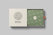 Gift Box Mockup, a Packaging Mockup by graphicpages (Thumbnail 1 of 7)