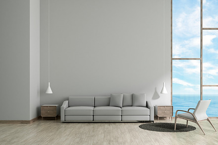 Modern interior living room featuring 3d, apartment, and architecture