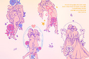 Sapphic Serenity WLW Illustrations, a Person Illustration by Anna Babich (Thumbnail 6 of 10)