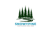 Snowy Pine Logo Template, a Templates & Theme by Maximum Designstudio (Thumbnail 3 of 4)