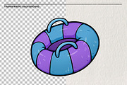 Beach set of 39 PNG elements, an Object Illustration by LOKSKIH (Thumbnail 2 of 5)