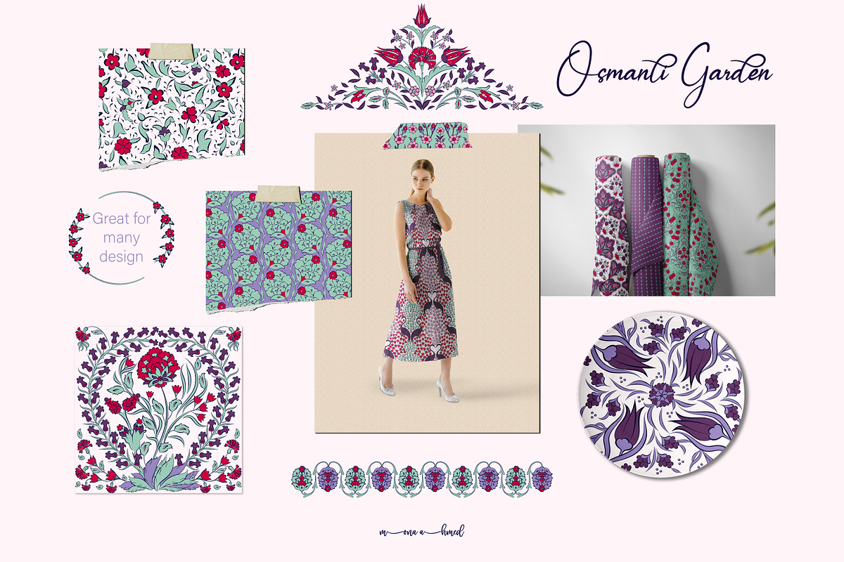Osmanli Garden collection, a Graphic by Mona Ahmed (Photo 2 of 11)