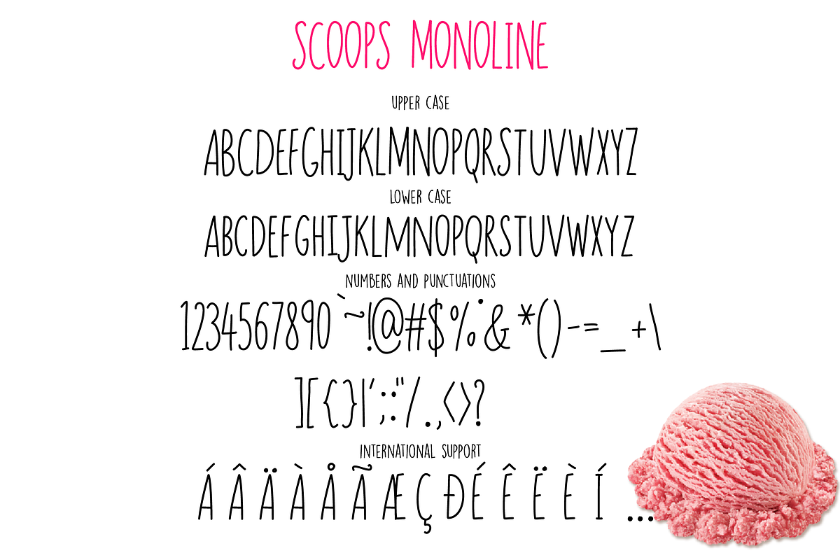 Scoops Font preview 6