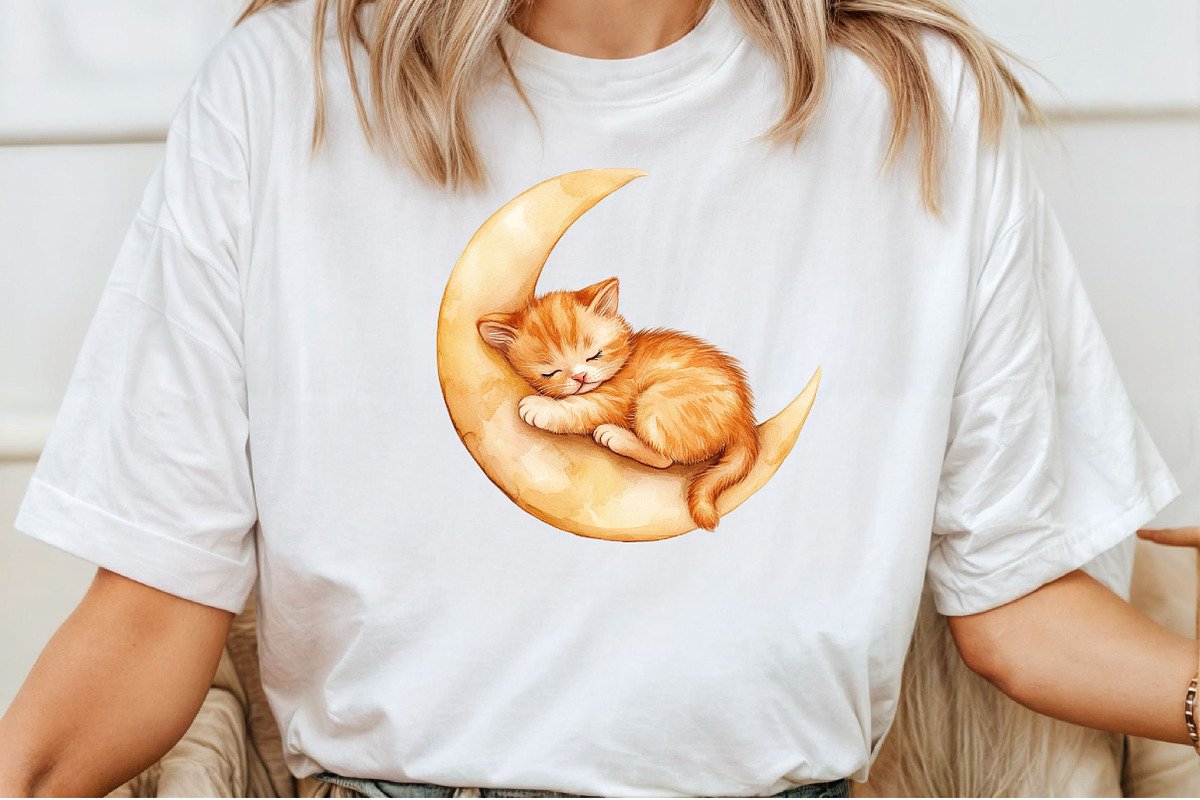 Kawaii Kitten Sublimation Clipart, an Illustration by Pixels.Craft (Photo 4 of 7)