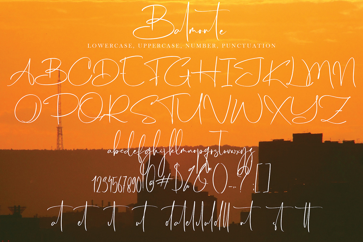 Balmonte, a Script Font by pineungtype (Photo 8 of 8)