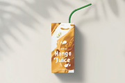 Juice Carton Packaging Box Mockup, a Packaging Mockup by DesignRushMarket (Thumbnail 3 of 15)