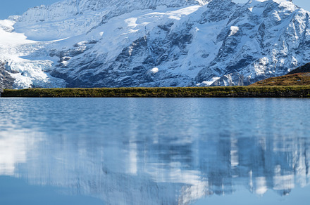 Lake and mountains in Switzerland, a Nature Photo by Landscape and travel