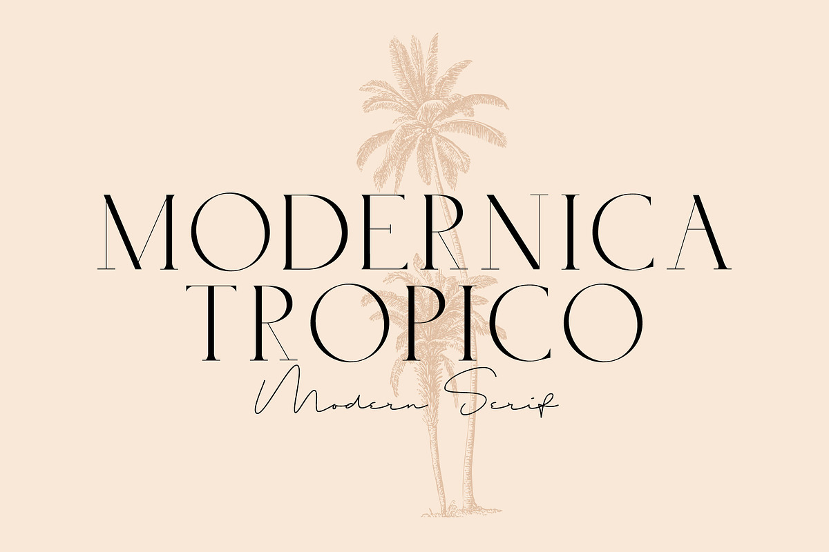 Modernica Tropico - Caps Serif Font, a Serif Font by Tropical Type (Photo 1 of 9)