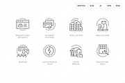 Growing Industry Icons, an Outline Icon by Vineta Rendon (Thumbnail 8 of 10)