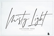 Misty Light font, a Script Font by SiDesign (Thumbnail 1 of 16)