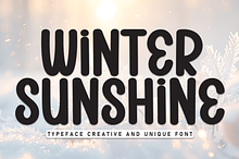 Winter Sunshine | Script Font