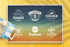 Summer Holidays Badges