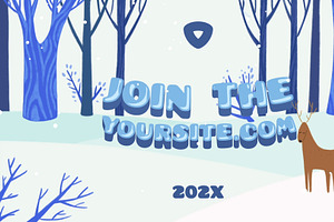 Winter Forest Logo | DaVinci Resolve, a Templates & Theme by FlashFXbox